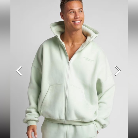Comfort Mint Green Zip-Up Hoodie - Picture 4 of 14